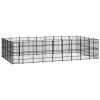 Outdoor Dog Kennel Steel 446.4 ft¬≤