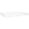 Dog Kennel Silver 581.3 ft¬≤ Steel