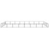 Dog Kennel Black 344.4 ft¬≤ Steel