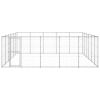 Outdoor Dog Kennel Galvanized Steel 390.7 ft¬≤