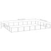 Dog Kennel Silver 376.7 ft¬≤ Steel