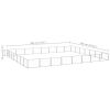 Dog Kennel Silver 602.8 ft¬≤ Steel