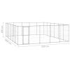Outdoor Dog Kennel Galvanized Steel 390.7 ft¬≤