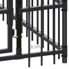 Outdoor Dog Kennel Steel 267.8 ft¬≤