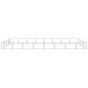 Dog Kennel Silver 344.4 ft¬≤ Steel