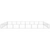 Dog Kennel Silver 516.7 ft¬≤ Steel