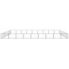 Dog Kennel Black 678.1 ft¬≤ Steel
