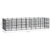 Outdoor Dog Kennel Steel 267.8 ft¬≤