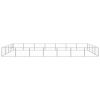 Dog Kennel Silver 301.4 ft¬≤ Steel