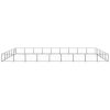 Dog Kennel Black 581.3 ft¬≤ Steel