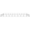 Dog Kennel Black 538.2 ft¬≤ Steel