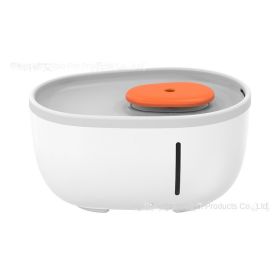 Aiwo Cross border Amazon provides pet water dispensers, LED visual automatic water dispensers, intelligent pet water dispensers (Specifications: White (Chinese))