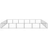 Dog Kennel Black 387.5 ft¬≤ Steel