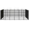 Outdoor Dog Kennel Steel 357.1 ft¬≤