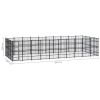 Outdoor Dog Kennel Steel 396.8 ft¬≤