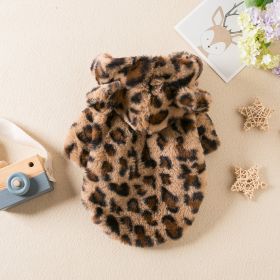 Pet Clothes Autumn And Winter (Option: Brown-XL)
