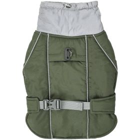 Pet Dog Warm-keeping Cotton Clothing (Option: Army Green-2XL)